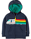 Frugi Hayle Hoody - Indigo/Train - Organic cotton Sweatshirts