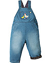 Frugi Hopscotch Dungaree, Chambray/Chickens - Organic Cotton Dungarees