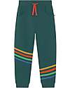 Frugi Jago Joggers - Fir Tree/Rainbow - 100% GOTS Organic Cotton Trousers