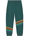Frugi Jago Joggers - Fir Tree/Rainbow - 100% GOTS Organic Cotton Trousers