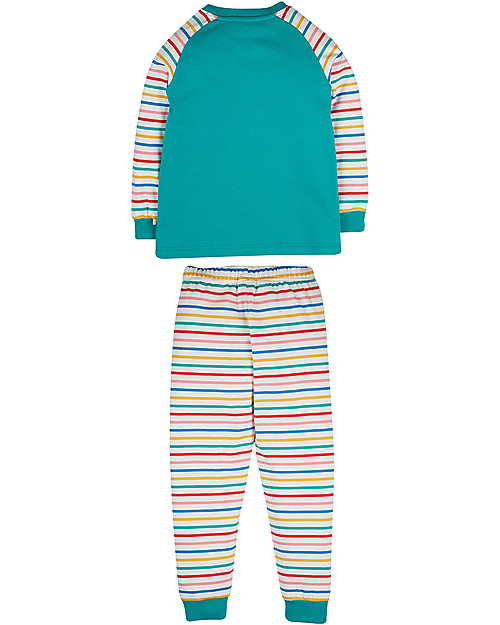 Frugi Jamie Jim Jams - Jewel/Elephant - Organic Cotton Pyjamas