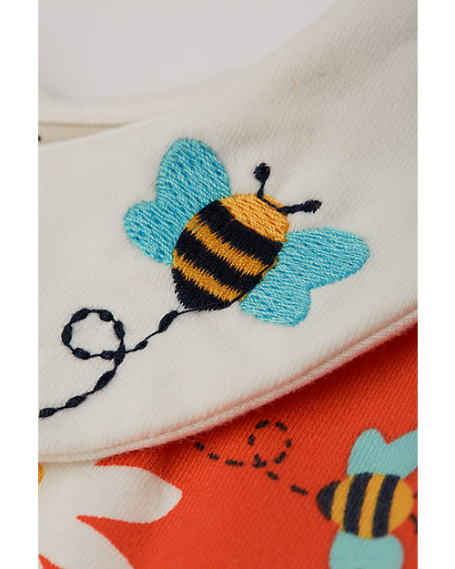 Frugi Jessie Collar Top - Nice Daisy - Organic Cotton T-shirts