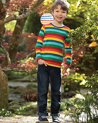 Frugi Jimmy Jeans - Dark Wash Denim - Organic cotton Long Jeans