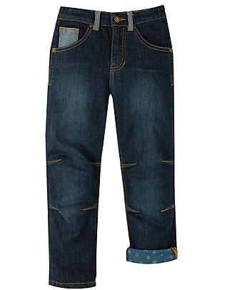 Frugi Jimmy Jeans - Dark Wash Denim - Organic cotton Long Jeans