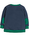 Frugi Jump About Jumper, Space Blue/Crocodile - organic cotton Sweatshirts