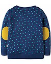 Frugi Jump About Jumper, True Blue Hail/Moose - organic cotton Sweatshirts