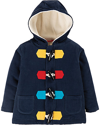 Frugi Kit Cord Duffle - Indigo - Organic Cotton Coats