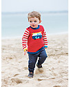 Frugi Kneepatch Crawlers, Navy - 100% organic cotton Trousers