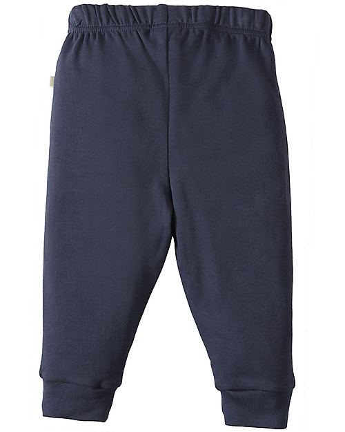 Frugi Kneepatch Crawlers, Navy - 100% organic cotton Trousers