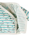 Frugi Kynance Kimono Outfit, 2 Pieces - Seal Stripe - 100% Organic cotton Sets And Co-Ords