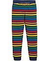 Frugi Leap About Cuffed Legging, Rainbow Stripe - Organic cotton Leggings