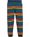 Frugi Leap About Cuffed Legging, Rainbow Stripe - Organic cotton Leggings