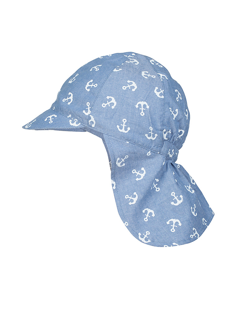 Frugi Legionnaires Hat Anchors Away 100 Organic Cotton unisex bambini