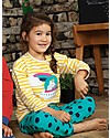 Frugi Leonie PJs, Bumble Bee Stripe/Unicorn Pyjamas