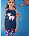 Frugi Libby Leggings, Amethyst Unicorn - Elasticated organic cotton Leggings