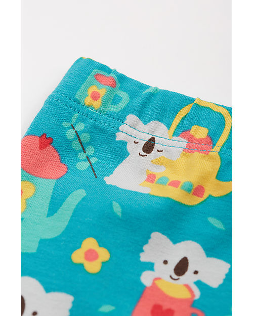 Frugi Libby Leggings - Camper Blue Koala Tea Time - AW2022: Phase: Indie Exclusives Leggings