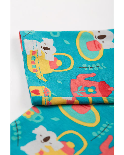 Frugi Libby Leggings - Camper Blue Koala Tea Time - AW2022: Phase: Indie Exclusives Leggings