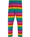 Frugi Libby Leggings - Rainbow Stripe - Elasticated Organic Cotton Leggings