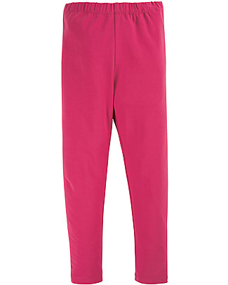 Frugi Libby Leggings - Rich Pink - Elasticated Organic Cotton Leggings