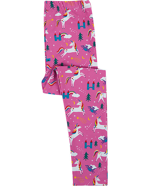 Frugi Libby Leggings - Unicorn - Elasticated Organic Cotton Leggings