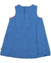 Frugi Lily Cord Dress - Cornflower/Squirrel - 100% Organic Cotton Dresses_