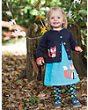 Frugi Lily Cord Dress, Cornish Sea/Fox - 100% Organic Cotton Dresses_