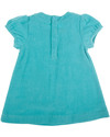 Frugi Little Chloe Cord Dress - Porthcurno Blue - 100% Organic Cotton Dresses_