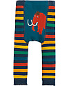 Frugi Little Knitted Leggings, Mammoth/Rainbow Stripe - 100% organic cotton (soft and non-scratchy) Leggings