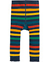 Frugi Little Knitted Leggings, Mammoth/Rainbow Stripe - 100% organic cotton (soft and non-scratchy) Leggings