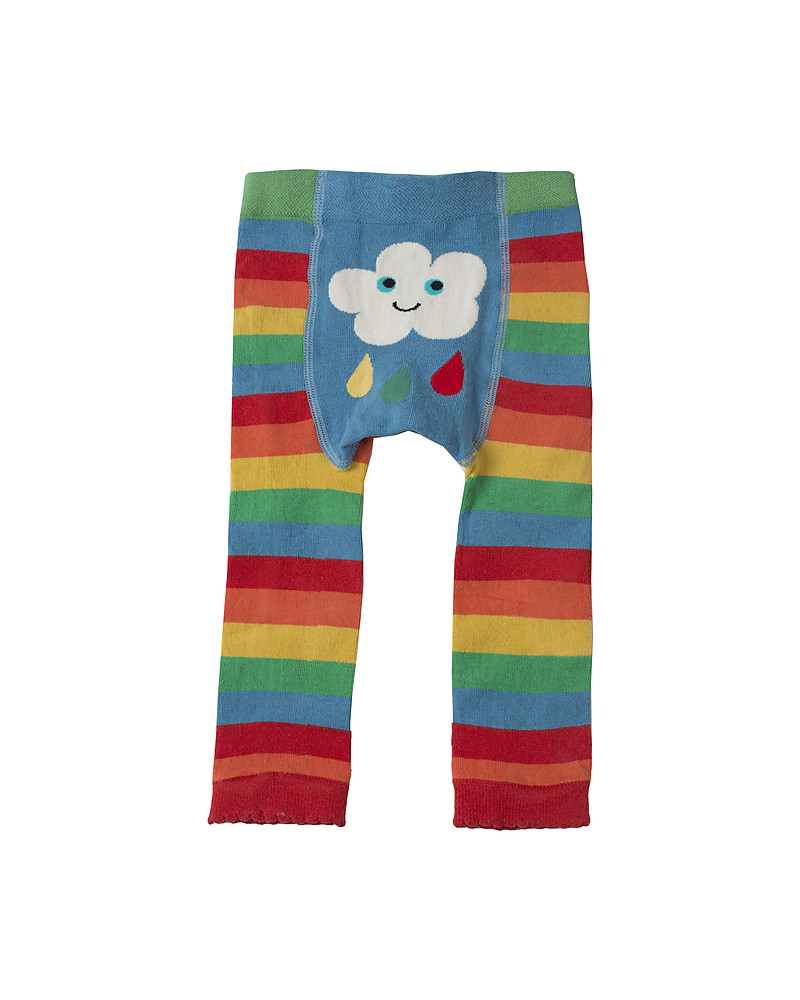 rainbow knitted leggings