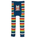 Frugi Little Knitted Leggings - Rainbow/Fire Engine - Organic Cotton Leggings