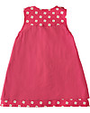 Frugi Little Lamorna Reversible Dress, Raspberry Bud/Cat - 100% organic cotton Dresses_