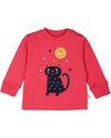 Frugi Little Lizzie Long John PJs - Ladybird/Cat - 100% Organic Cotton Pyjamas
