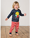 Frugi Little Long John PJs, Navy/Humpty Dumpty - 100% Organic Cotton Pyjamas