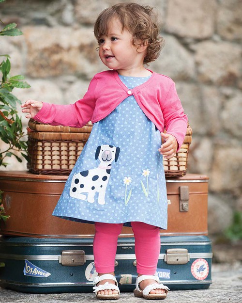 Frugi Little Pointelle Cardigan - Raspberry Pink - 100% Organic Cotton! Cardigans