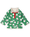 Frugi Little Snuggle Fleece - Baa Baa/Field - 100% Organic Cotton Sweatshirts