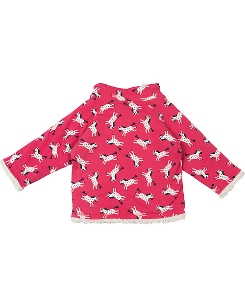 Frugi Little Snuggle Fleece, Happy Horses - 100% Organic Cotton Sweatshirts