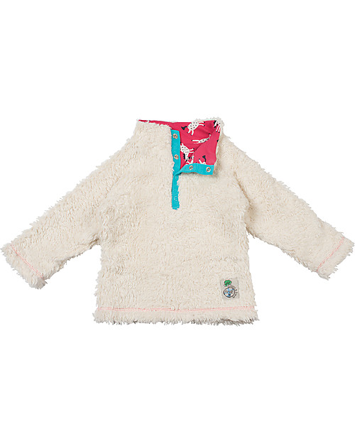 Frugi Little Snuggle Fleece, Happy Horses - 100% Organic Cotton Sweatshirts