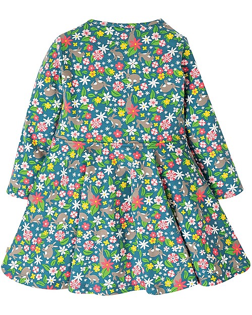 Frugi Little Sofia Skater Dress - Rabbit Fields - Organic cotton Dresses_
