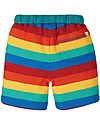 Frugi Little Stripy Shorts - Rainbow Stripe Shorts