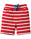 Frugi Little Stripy Shorts, Tomato Breton/Hippo Shorts