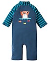 Frugi Little Sun Safe Suit, Navy/Hotter - Maximum Sun Protection! Uv-Safe T-shirt
