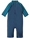 Frugi Little Sun Safe Suit, Navy/Hotter - Maximum Sun Protection! Uv-Safe T-shirt