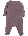 Frugi Little Swoop Babygrow, Mauve/Giraffes - Organic cotton Babygrows