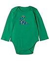Frugi Long Sleeved Bodysuit, Dinos - Pack of 3 - 100% Organic Cotton Long Sleeves Bodies