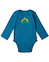 Frugi Long Sleeved Bodysuit, Dinos - Pack of 3 - 100% Organic Cotton Long Sleeves Bodies