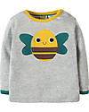 Frugi Long Sleeves Button Off 4 in 1 Applique Top, Farm - 100% organic cotton Long Sleeves Tops