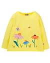 Frugi Long Sleeves Shirt with Appliqué - Yellow - Organic Cotton Long Sleeves Tops