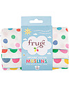 Frugi Lovely 2 Pack Muslin Set, Spots/Bunting 65 x 65 cm - 100% Organic Cotton Muslin Swaddle