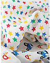 Frugi Lovely 2 Pack Muslin Set, Stars/Tractor 65 x 65 cm - 100% Organic Cotton Muslin Swaddle